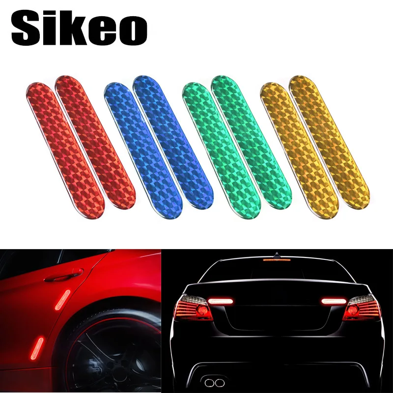 2 шт. двери автомобиля Стикеры наклейка Предупреждение лента автомобиль