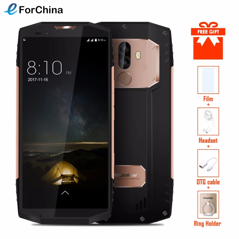 Blackview BV9000 5 7 &quotHD IP68 Водонепроницаемый телефон MTK6757CD Восьмиядерный Android 1 4 Гб ОЗУ 64