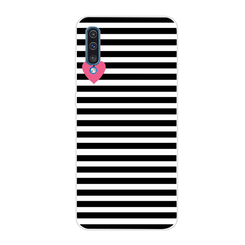 Чехол для Samsung Galaxy A50 A30S A30 A20 силиконовый мягкий чехол телефона с цветочным