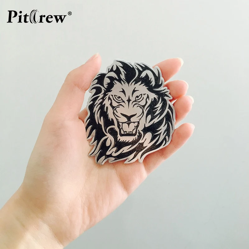 Автомобильные украшения животные наклейки логотип металл 3D Лев/Орел/тигр