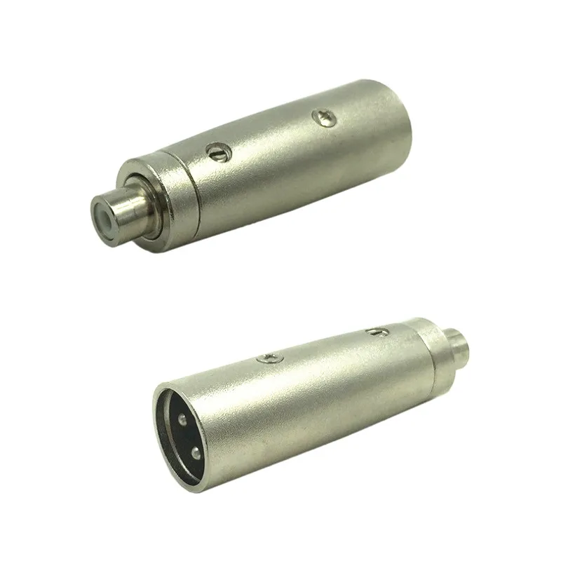 2 шт./упак. 3 Pin XLR штекер RCA гнездо Аудио разъем адаптер Коннектор для микрофона