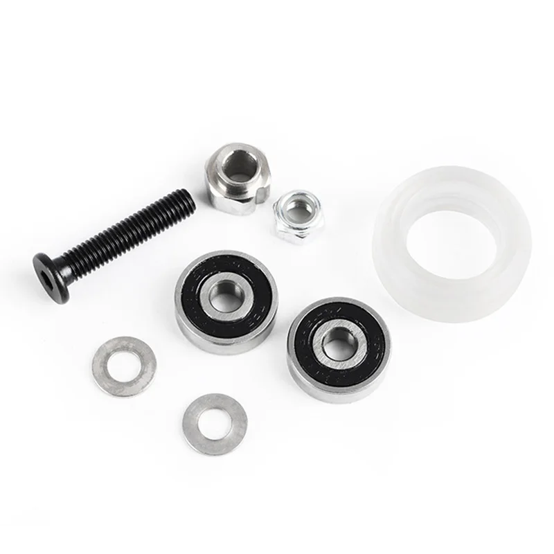 

New 1 Set Polycarbonate Solid Wheel Kit for V-Slotted Aluminum Extrusion DOM668