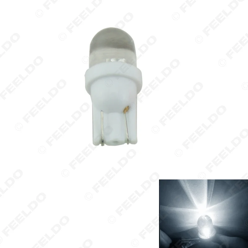 FEELDO 4 шт. 5 цветов 12 в пост. Тока T10 194 168 1 светодиодный выпуклый клиновидный