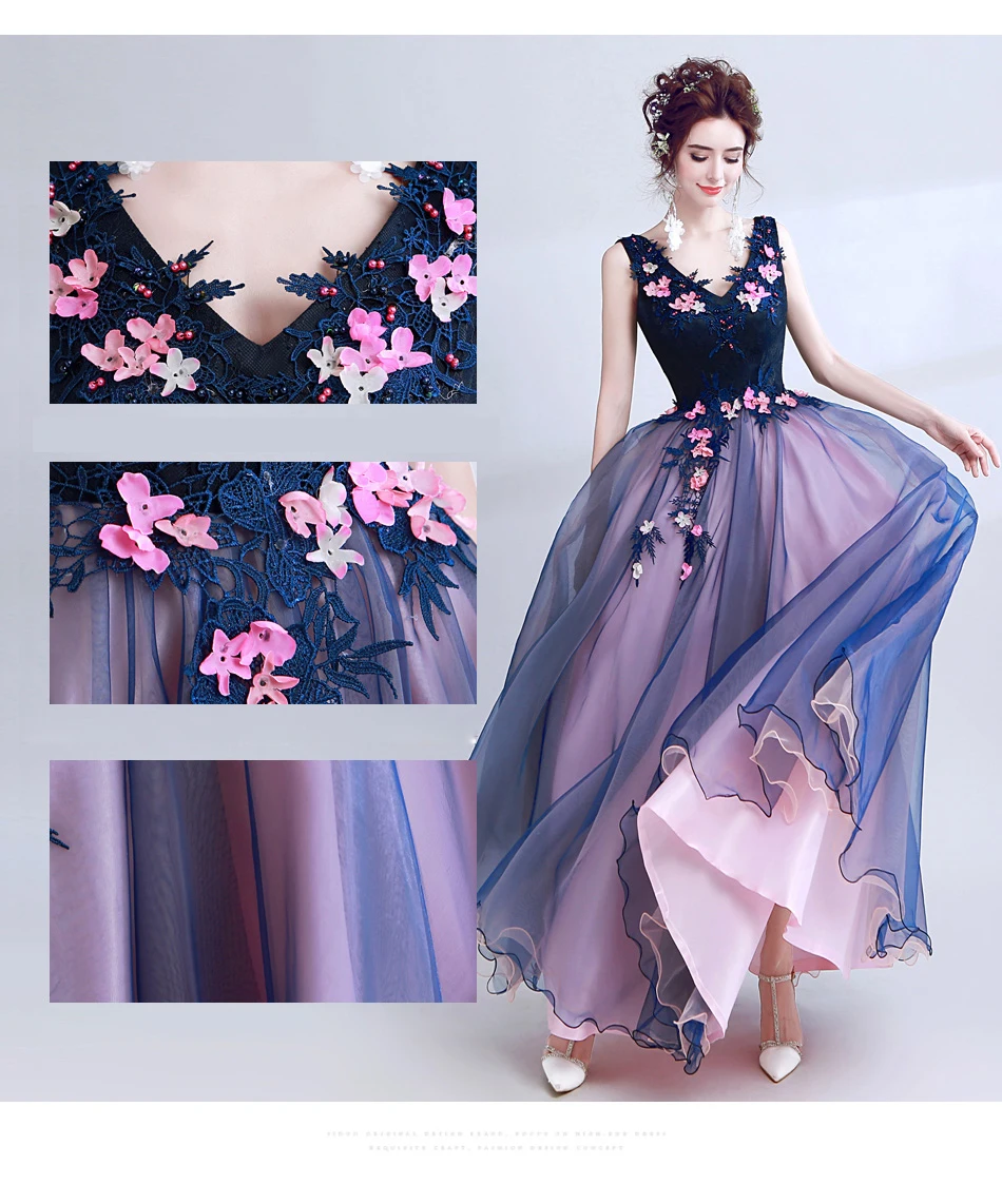 Высокое качество, без рукавов, с аппликацией, Vestidos, для дня рождения, для танцев, для сцены, платье для женщин, Длинные вечерние платья, vestidos de fiesta