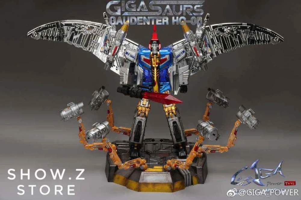[Show. Z Store] Gigapower GP HQ-05R Gaudenter Swoop синий хром версия трансформации фигурка