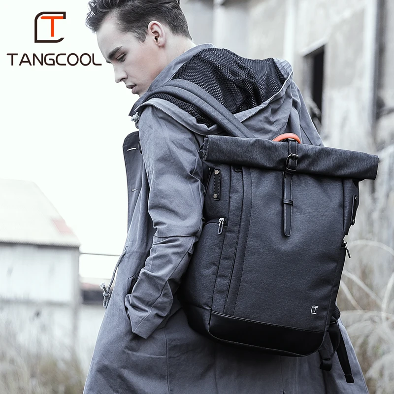 Tangcool мужской рюкзак для 15 6 дюймового ноутбука USB большой емкости модный красивый