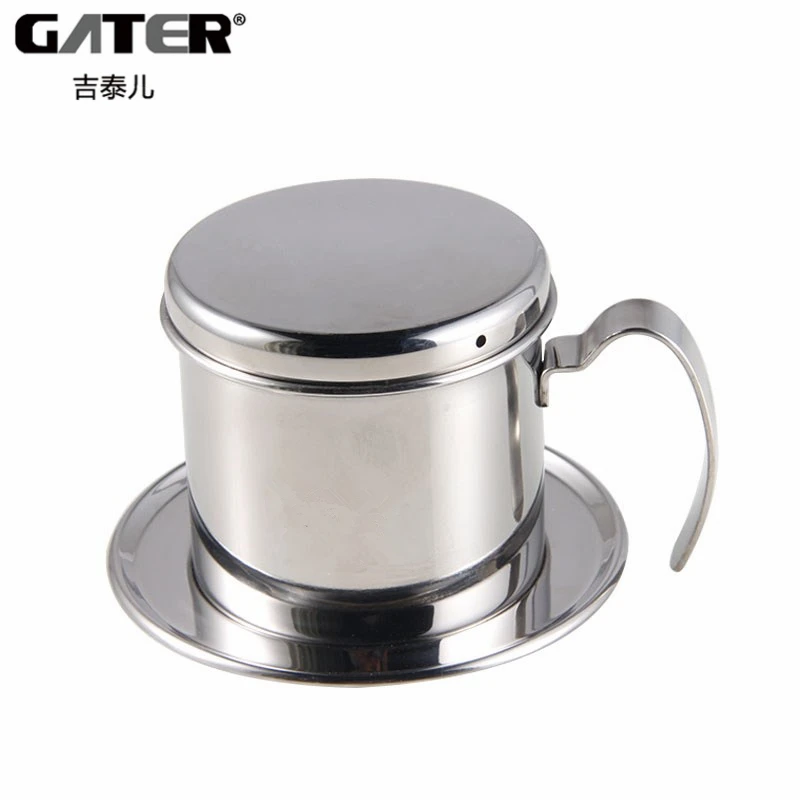 Вьетнамский кофе Dripper Нержавеющая сталь фильтр многоразовые Вьетнам
