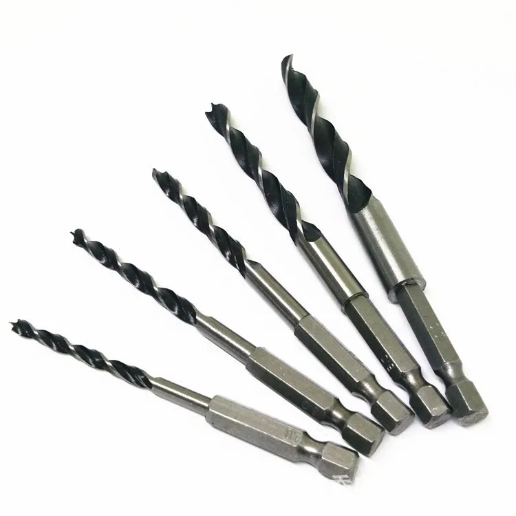 Сверло с шестигранным хвостовиком 5 шт. 6 35 мм 1/4 дюйма 4 8 10 мм|drill bit|hexagonal shank drill