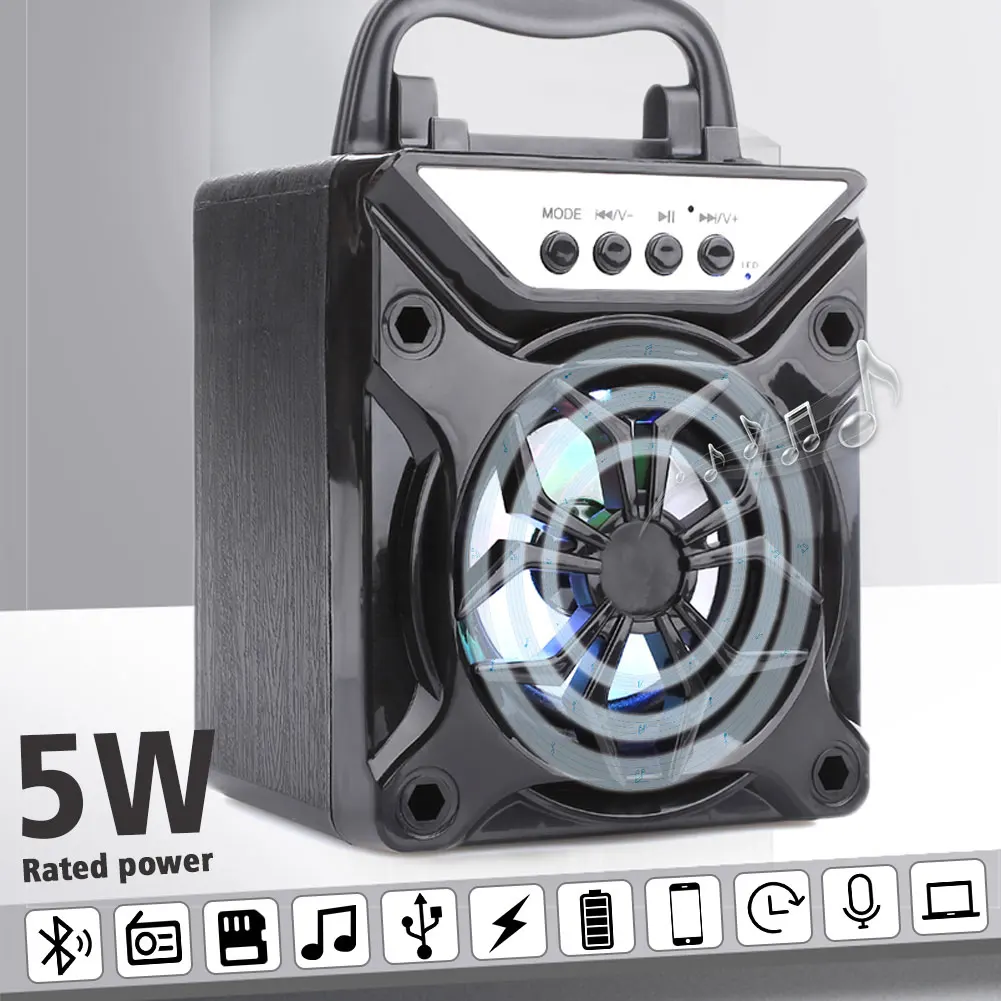 5 Вт Bluetooth динамик беспроводной музыкальный плеер для улицы мини