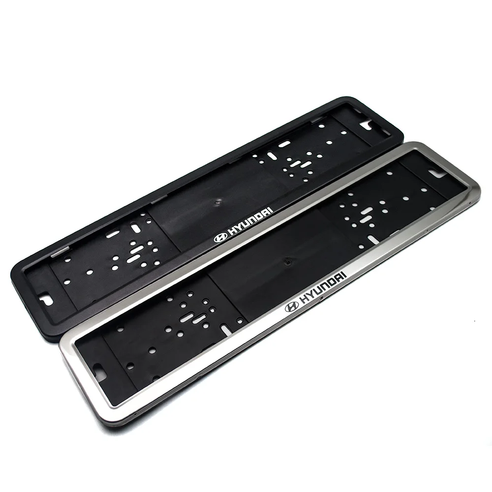 1 шт. нержавеющая сталь Европейский Универсальный Автомобильный номерной знак