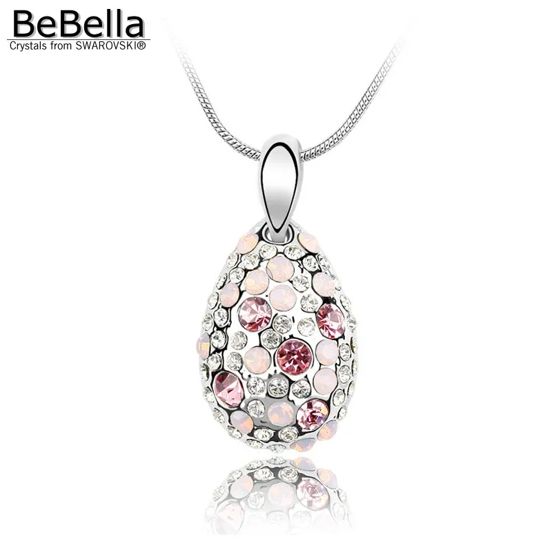 BeBella опаловое ожерелье с подвеской из кристаллов Сваровски модные ювелирные