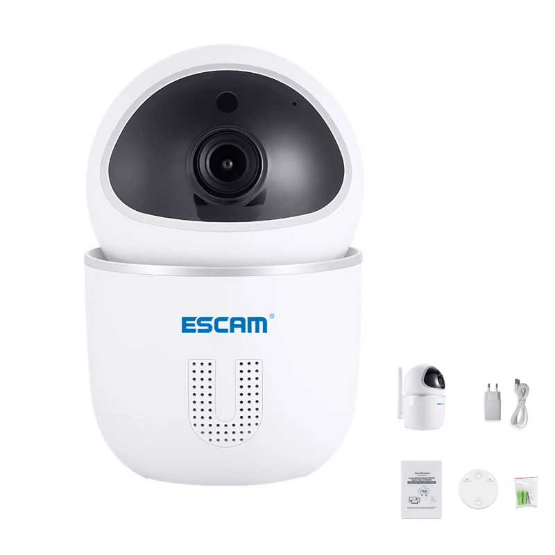 2019 новейшая мини-камера ESCAM QF009 1080P 2 Мп с панорамированием/наклоном Wi-Fi |