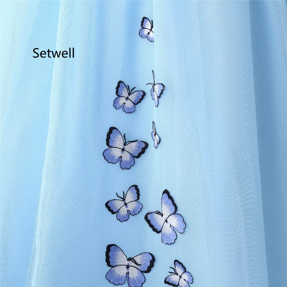 Setwell Новая мода 3-D Свадебные платья с аппликацией развертки поезд бальное платье