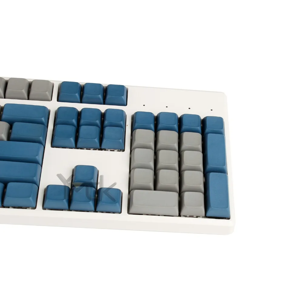 YMDK XDA синий серый чистый полный набор клавиш для MX механическая клавиатура Steelseries