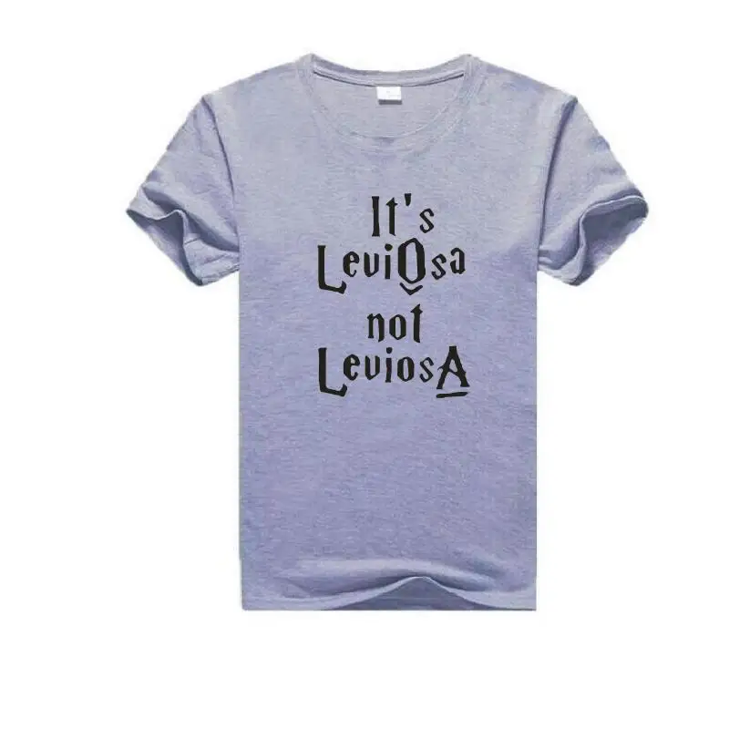 Женская футболка с коротким рукавом It's Leviosa Not Funny Tumblr свободная хлопковая