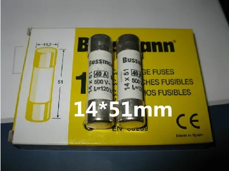 

New import original BUSSMANN fuse 20A gG / gL 14 * 51mm 690V C14G20