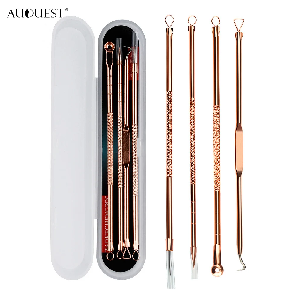 4 шт. Комедон для удаления черных точек прыщей уход за кожей женщин лечение акне