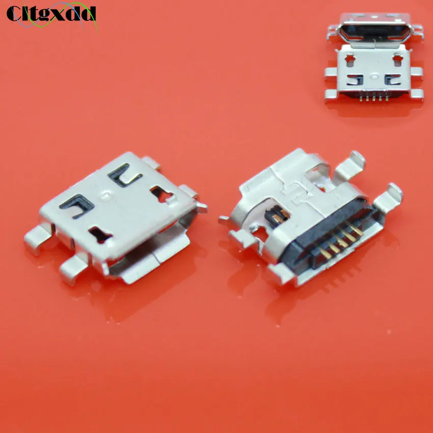 

Cltgxdd 10 шт. 5pin Micro USB разъем V8 порт для Lenovo S880/Xiaomi 1 2/Huawei C8650 U8661/OPPO R801 T703