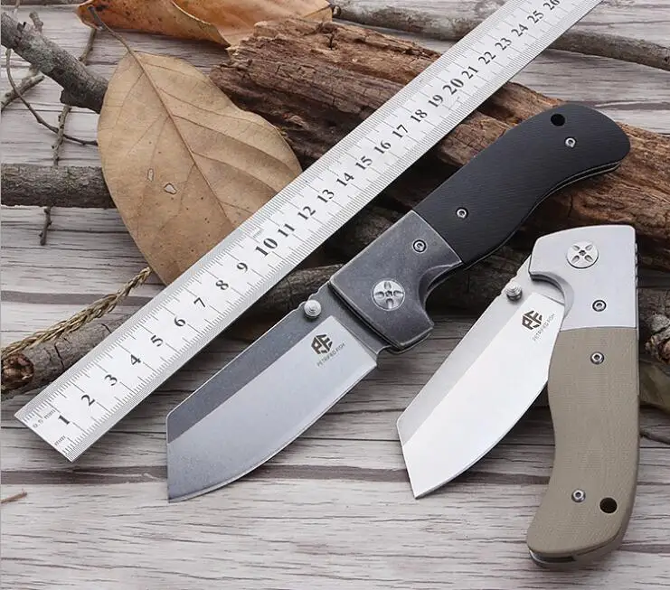 LLxxmm Охота тактический складной Ножи выживания AUS-8 лезвие G10 ручка EDC инструменты