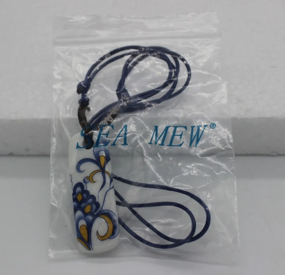 Женское и мужское прямоугольное керамическое ожерелье he298 фарфоровый