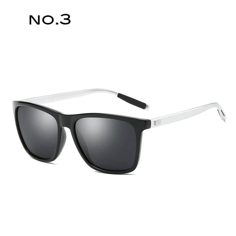 Алюминий+ TR90 солнцезащитные очки Для мужчин поляриодные бредовые дизайнерские очки Для женщин/Для мужчин Винтаж очки, подходят для вождения, солнцезащитные очки UV400 - Цвет линз: NO.3