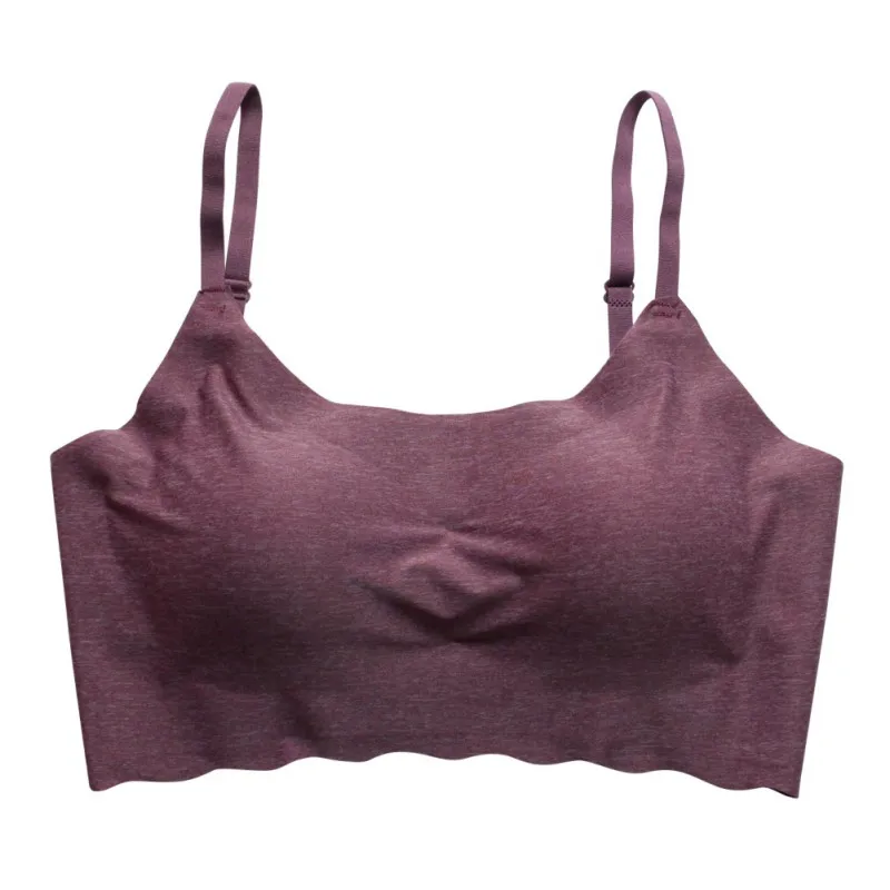 100pcs/4 Colors Women Sports bra Padded Push Up Fitness Running Vest Relief 2 Generation Seamless Vest Tankless sports Tank Tops