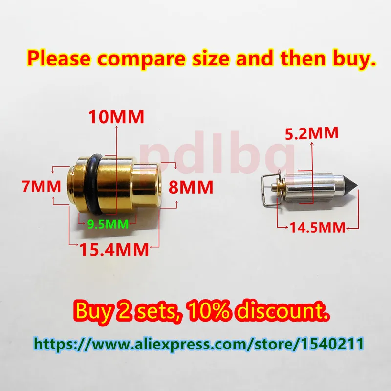 YM мотоциклетный карбюратор Mikuni игольчатый клапан + базовый комплект для иголок и