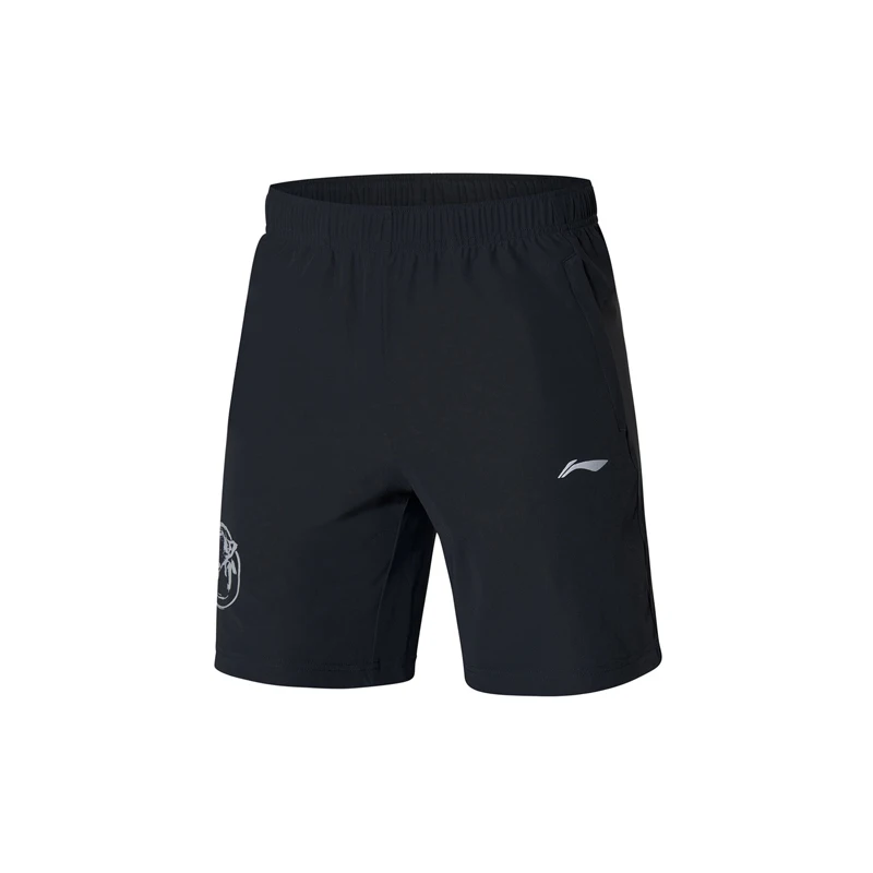Li-Ning мужские тренировочные трикотажные спортивные шорты дышащие облегающие 77% Нейлон 23% спандекс подкладка Фитнес Спортивные шорты AKYP013 MKY503 - Цвет: AKYP013-3H