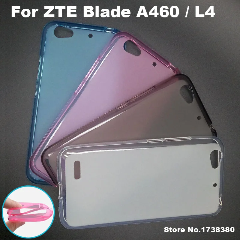Fundas для ZTE Blade A460 / L4 чехол 4 цвета матовый из ТПУ мягкий телефона задняя крышка