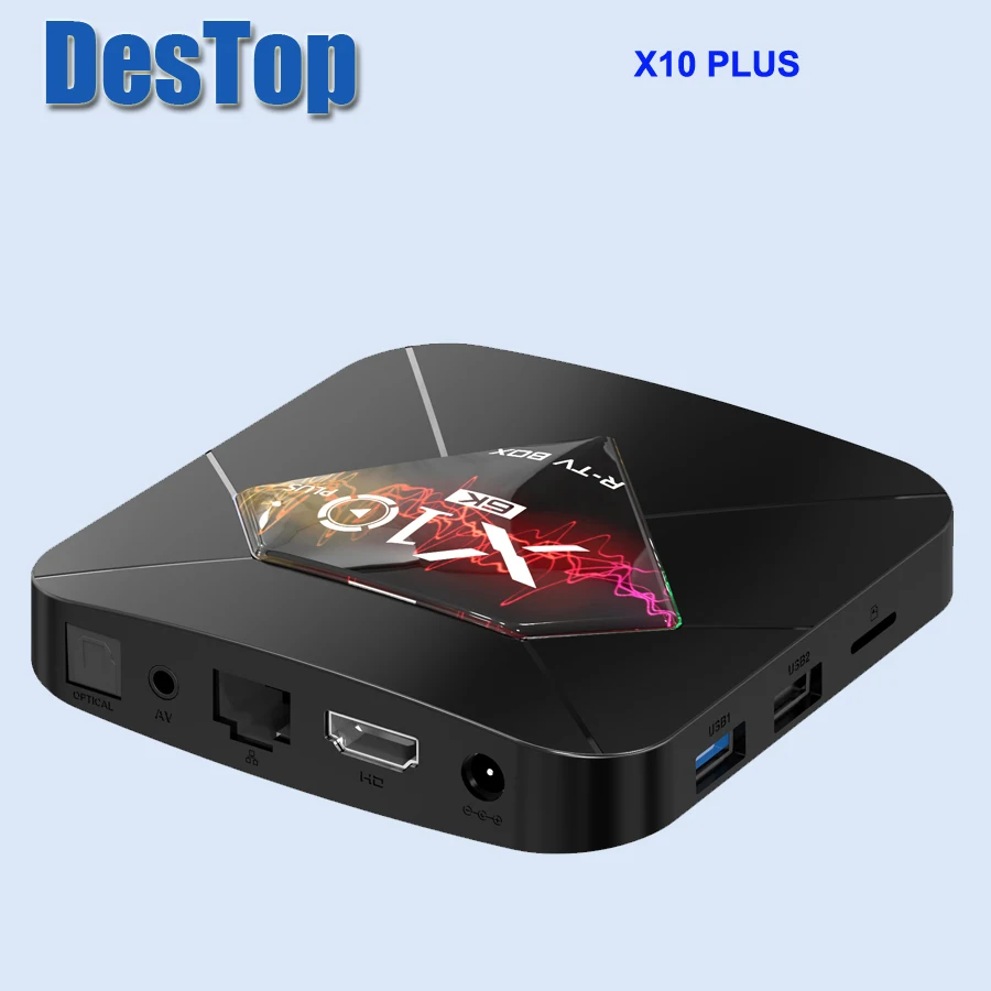 Приставка Смарт ТВ X10 Plus Android 2019 Wi Fi 9 0 ГГц 4 + 32/64 ГБ|ТВ-приставки и медиаплееры| |