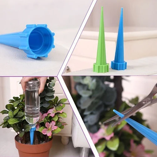 4 шт./лот автоматическое орошение бутылок садовые конусные поливки растений