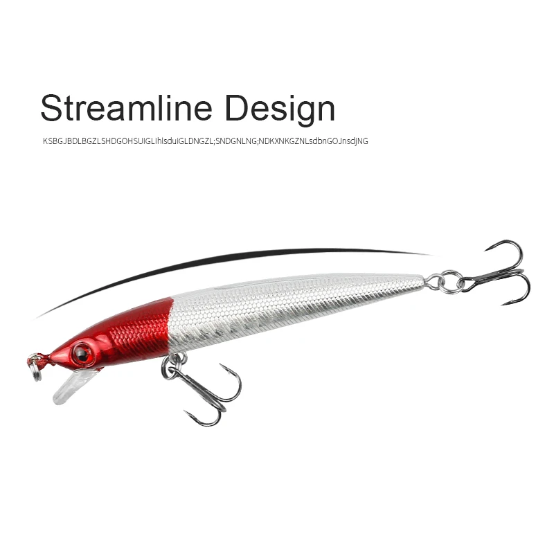 Erchang 1 шт Minnow Блесен 8 см 6 3 г бас Троллинг искусственные Жесткий Bait Crankbait воблеры 3D