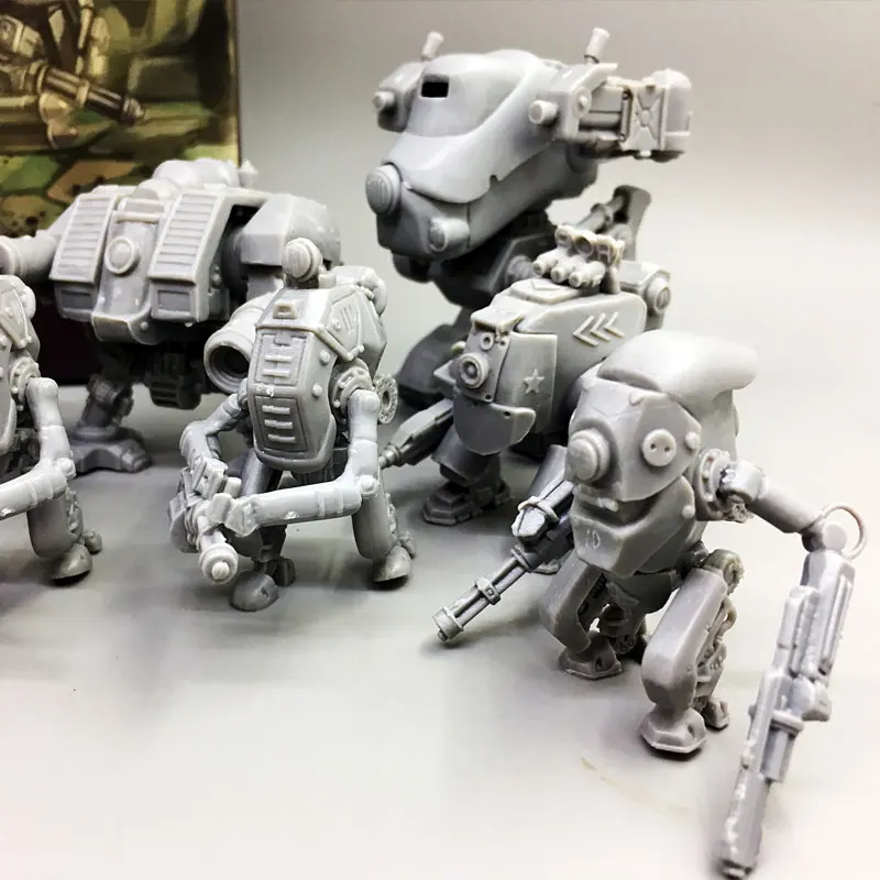 (12 шт./лот) JOY TOY Military 1:35 Mini Mech Lost World Unpaint версия Коллекционная фигурка для украшения