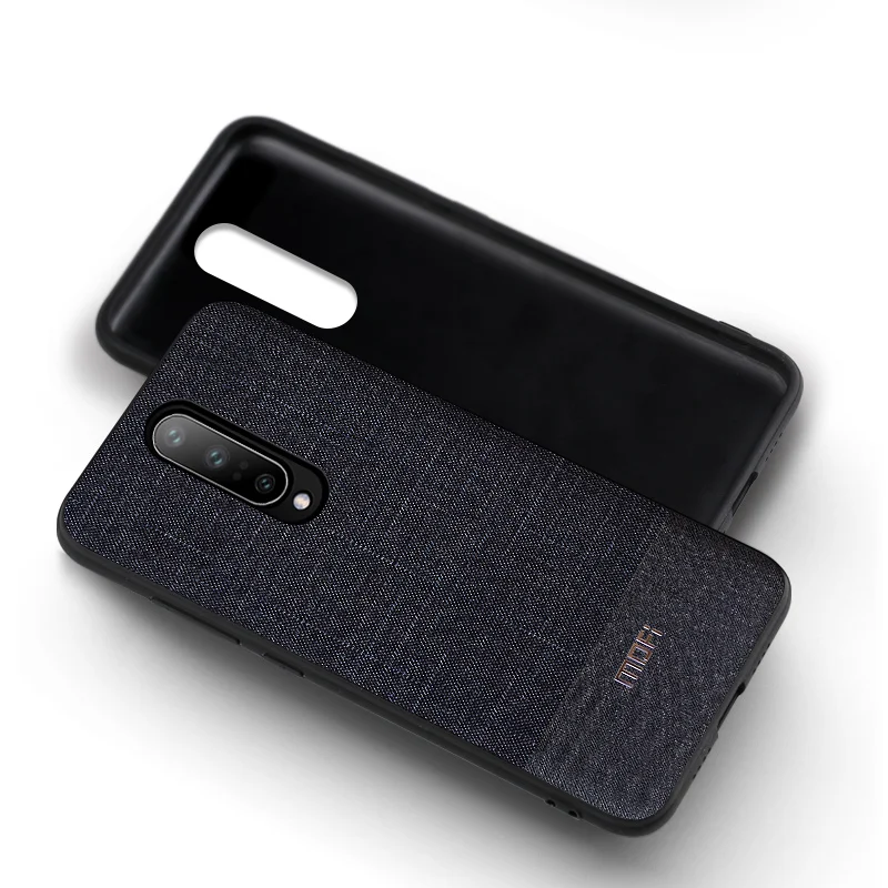 Для Oneplus 7 Чехол темно-Цвет джентльмен Бизнес Стиль ручной работы для One Plus 7 крест зерна для Oneplus7 случае