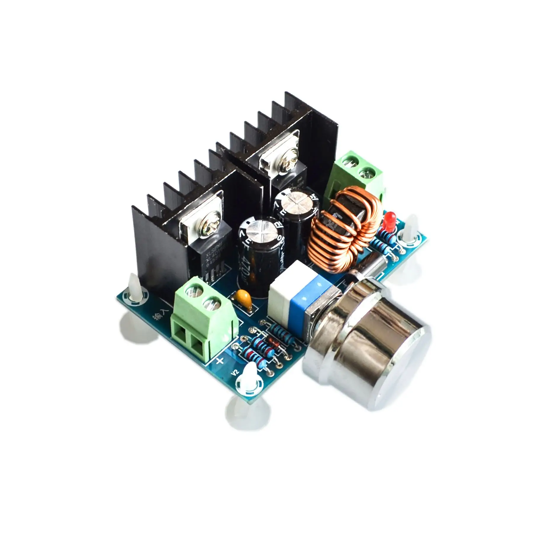 【AH ROBOT】 DC-DC XH-M401 понижающий модуль XL4016E1 высокой мощности DC регулятор напряжения с