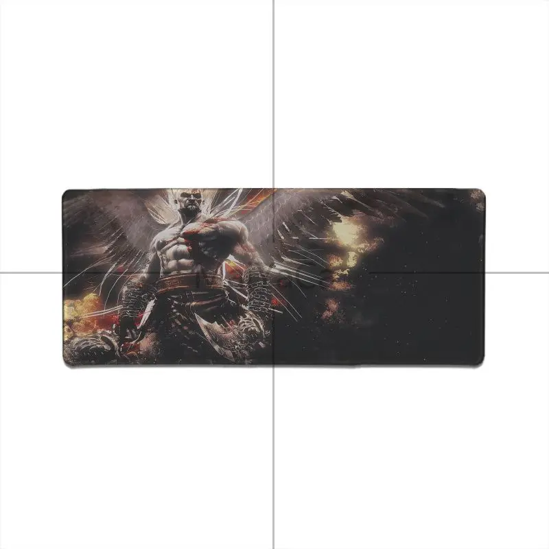LockEdge 30x80cm MaiYaCa Подарочный коврик для мальчика God of War Kratos прочный резиновый коврик для мыши Подгонянный Коврик Для Мыши Компьютерный Аниме Коврик для мыши и ноутбука - Цвет: LockEdge 30x80cm