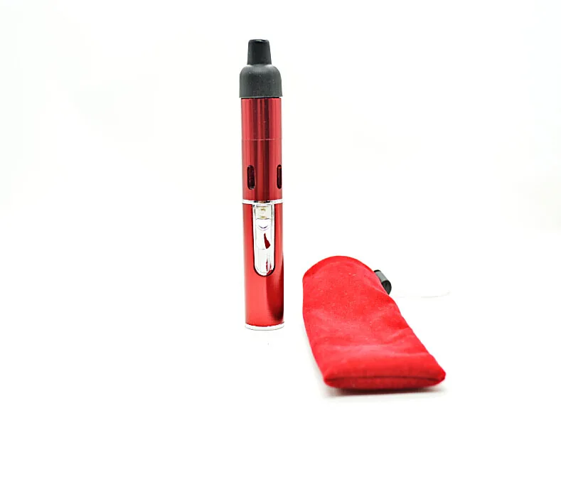 red Дешевые электронные сигареты click N vape sneak vape Портативный травяной испаритель со встроенным ветронепроницаемым фонарь danni зажигалка - Цвет: red
