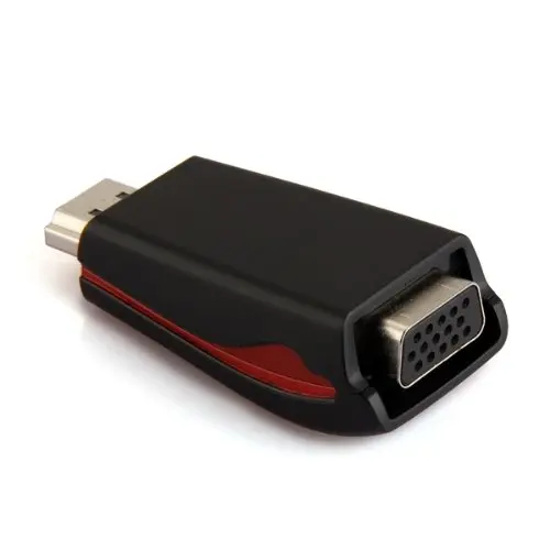 PLA горячий мини адаптер конвертер HDMI папа к VGA видео аудио черный|converter hdmi|hdmi male to
