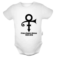 prince rogers nelson hollow circle arrow symbol printed 0 18m newborn baby girl boys short sleeve cotton romper jumpsuit outfits