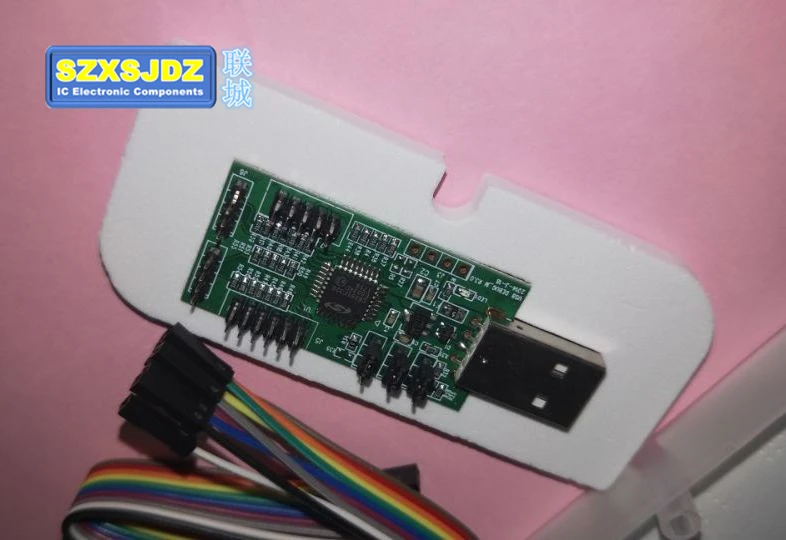 USB к UART I2C SPI (с 4 ADCs PWMs 8 Digital IO и nRF2401 тестовое программное обеспечение)|Соединители| |