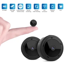 Мини WiFi камера 1080P HD ИК Ночное Видение Домашняя безопасность IP CCTV