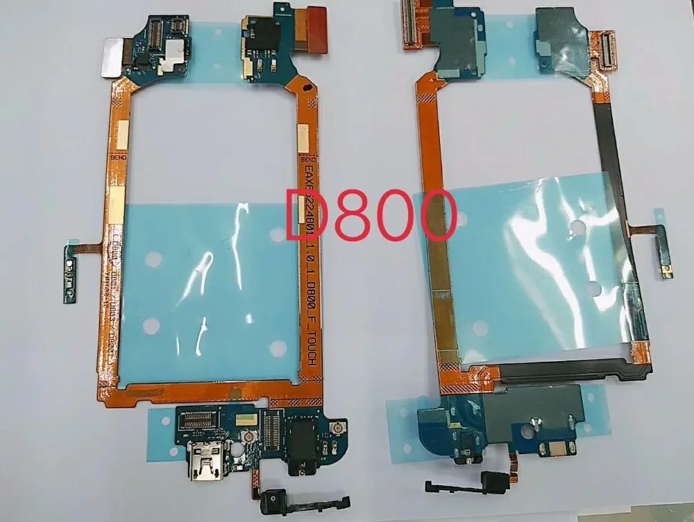

Зарядка через usb Порты и разъёмы Mic наушников гибкий кабель для LG G2 D800 D801 D803 D800T