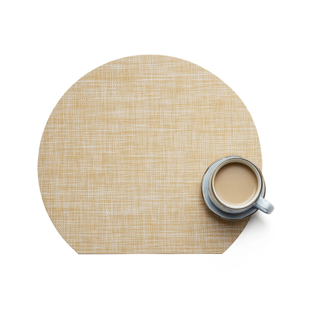 5 Pcs Placemats Non-slip Deluxe Heat-Resistant Knitting Dining Table Mat Place Coaster for Kitchen Gathering Party | Дом и сад