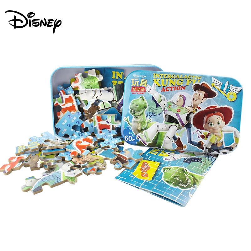 Деревянная головоломка История игрушек Disney железная коробка для раннего