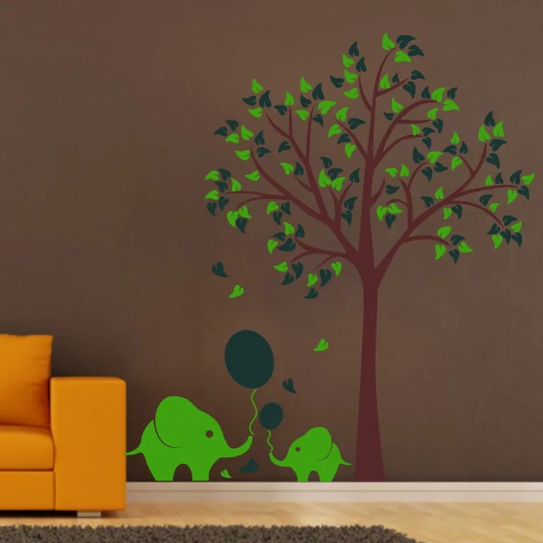 Пользовательские высококачественные большие наклейки на стену с изображением