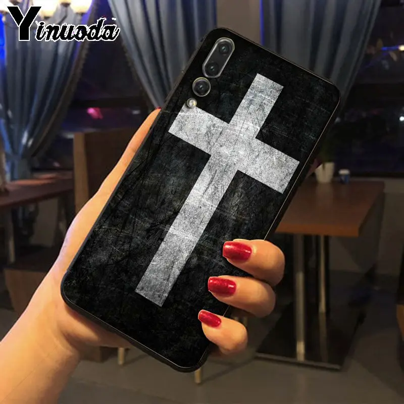 Чехол для телефона Yinuoda Bible Иисус Христос христианский крест дизайн Huawei P20pro mate10 p9