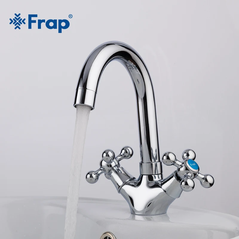 FRAP смеситель для ванной комнаты раковины с двойной ручкой|hot and cold|bathroom basin faucetbasin