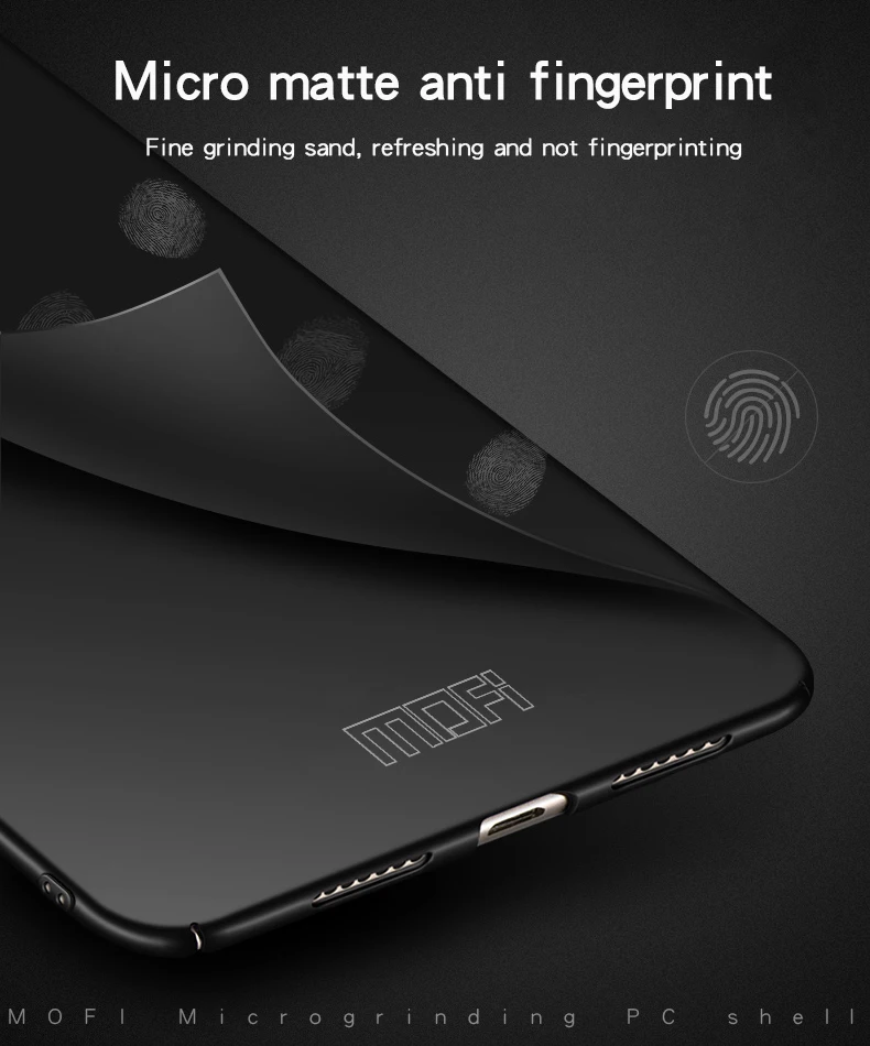 Чехол для Oneplus 6 T чехол MOFI One plus PC задняя крышка 1 + задний Жесткий защитный OP6T