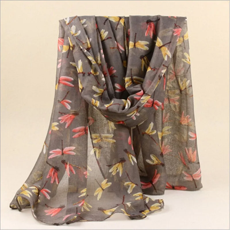 YOULINE Fashion Scarves For Women New Spring Printed Long Soft Scarf Wrap Shawl Stole Pashmina Beach Female 2018 | Аксессуары для