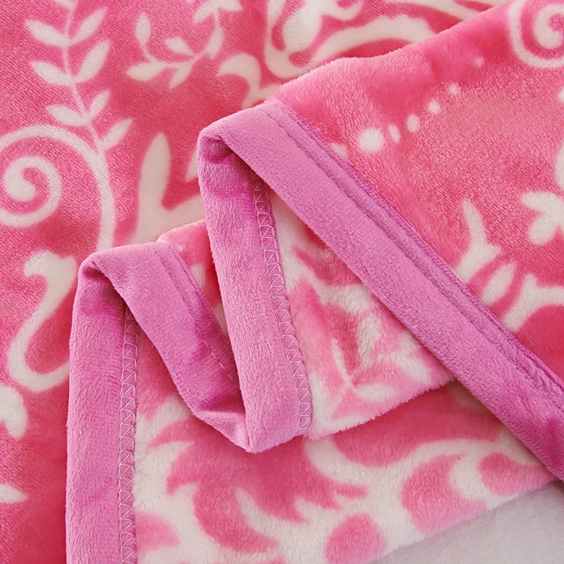 Стильное простое красное и белое одеяло с принтом покрывало фланелевое для